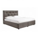 City Range Medium Soft Pocket Spring Mattress + Zuzuni Upholstered Slat Bed With Drawers