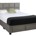 Boxy Custom Upholstered Bed With Choice Of Storage Base