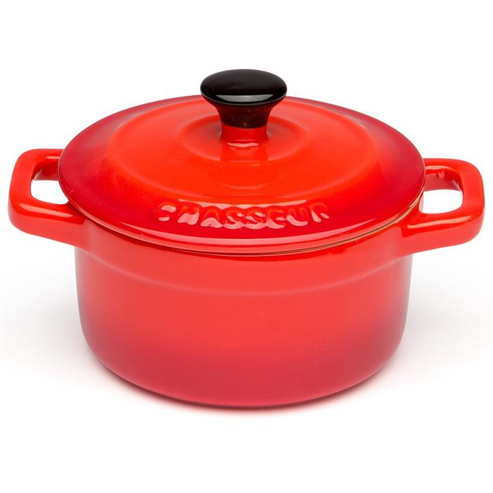 Chasseur La Cuisson Red Mini Cocotte 10cm/0.3L DAMAGED BOX